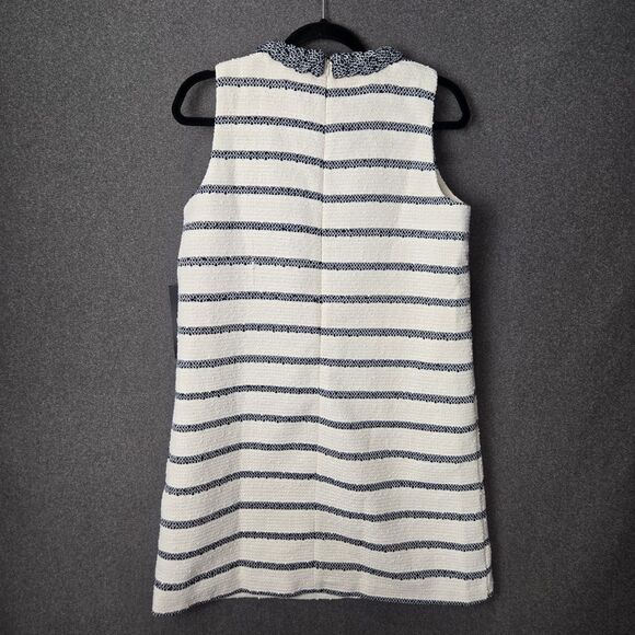Tuckernuck XS Navy Stripe Tweed Sleeveless Jackie Dress - Picture 3 of 7